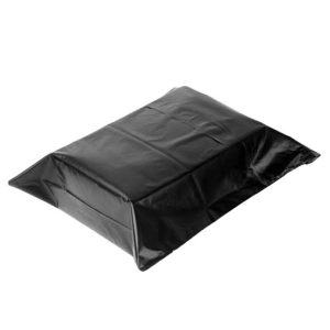 Black Courier Flyer Bags with and without pocket – Secure parcel packaging for e-commerce and courier delivery