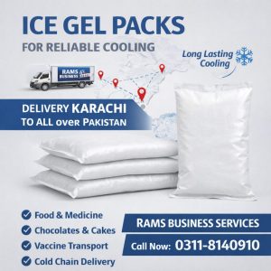 Ice gel pack for medicine and vaccine cold storage transport