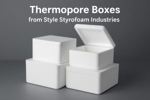 Thermopore boxes for packaging and shipping – Style Styrofoam Industries