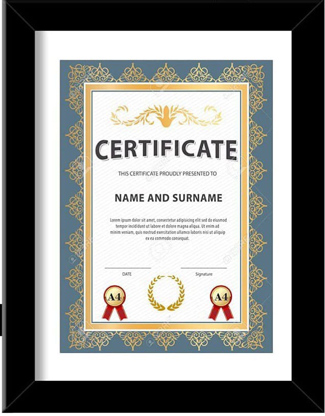 Black wall hanging photo frame for home and office decoration in Pakistan