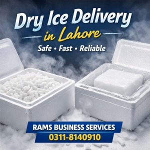 Dry ice available in Pakistan - 5 kg, 10 kg, and bulk quantities for cold chain shipping