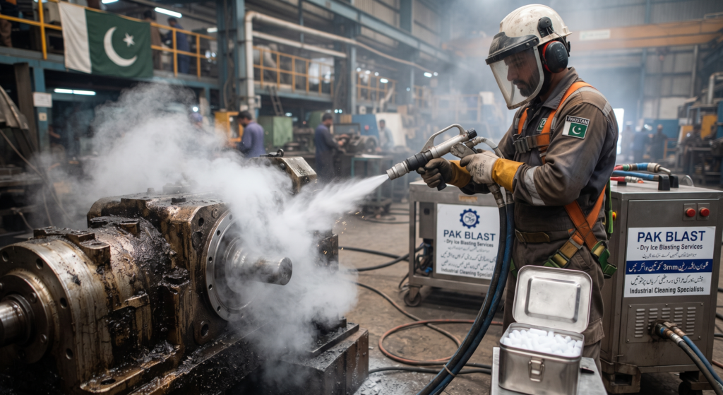 dry ice blasting in pakistan