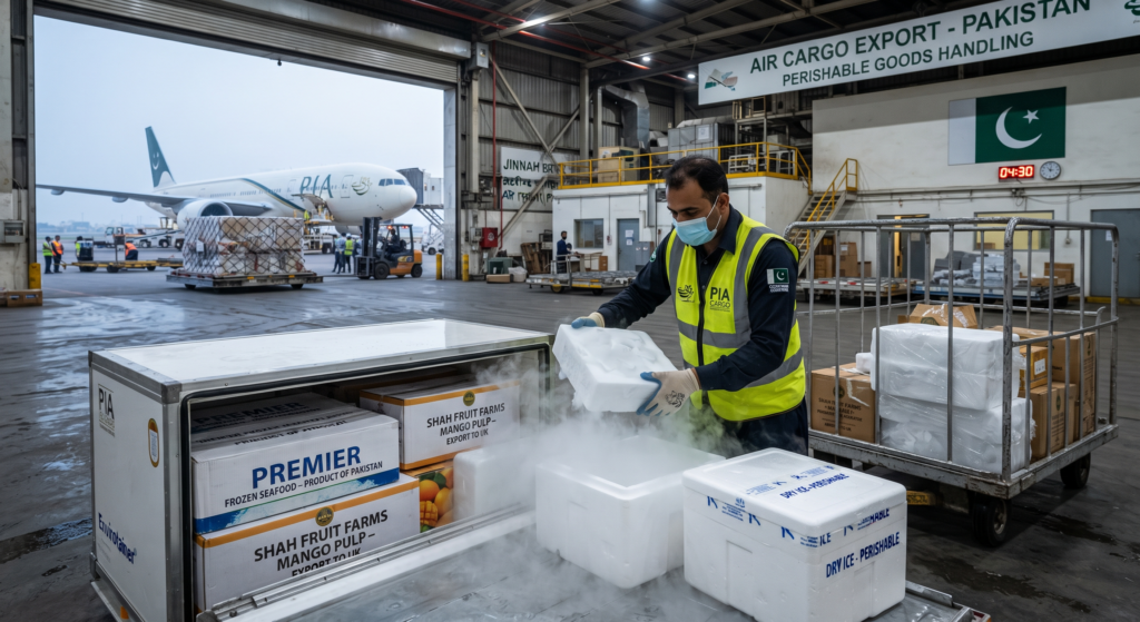 dry ice for air cargo in pakistan