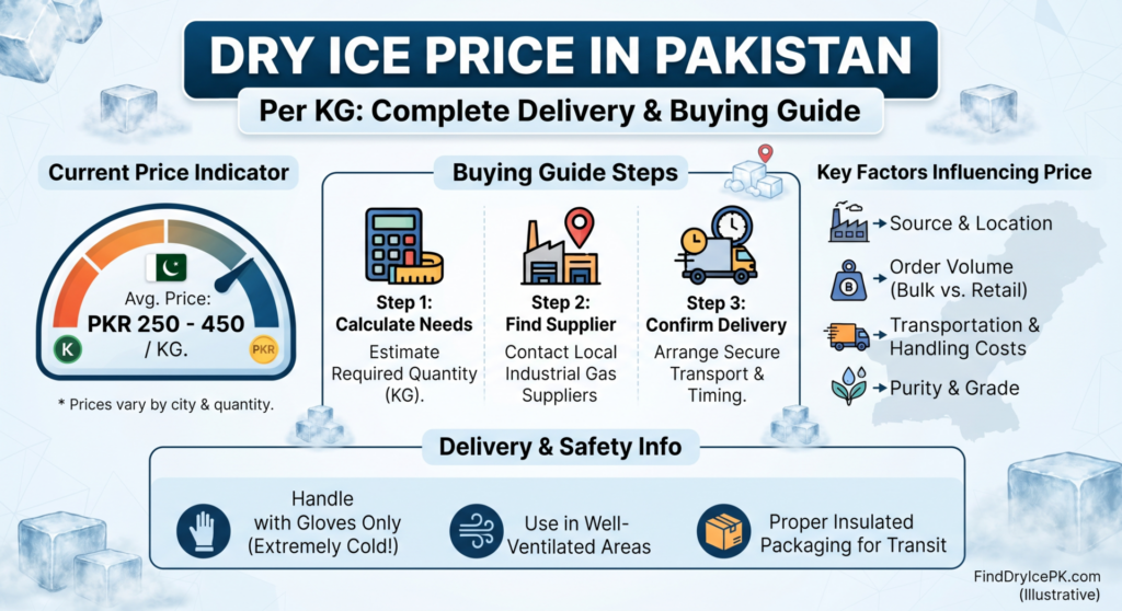 dry ice price in Pakistan per kg